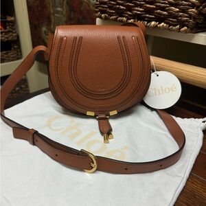 CHLOE SMALL MARCIE LEATHER BAG